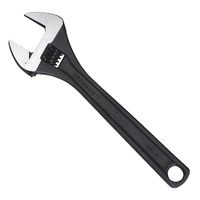 SP Tools 300mm Adjustable Wrench - Wide Jaw Premium - Black SP18073